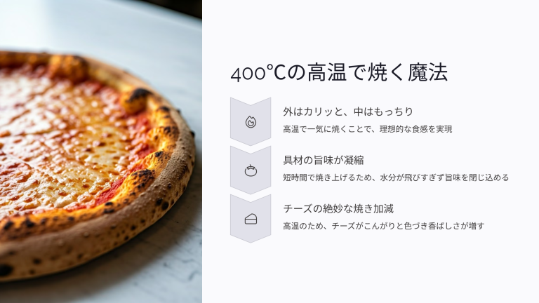 400℃の高温で焼く魔法