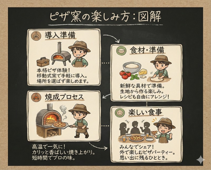 ピザ窯の楽しみ方
