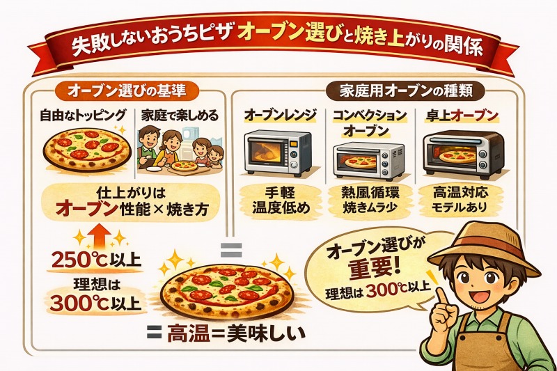 失敗しないオーブンでのおうちピザ
