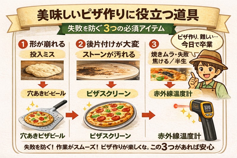 失敗を防ぐ便利な３つのアイテム