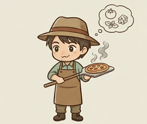 ピザ作り 思考中